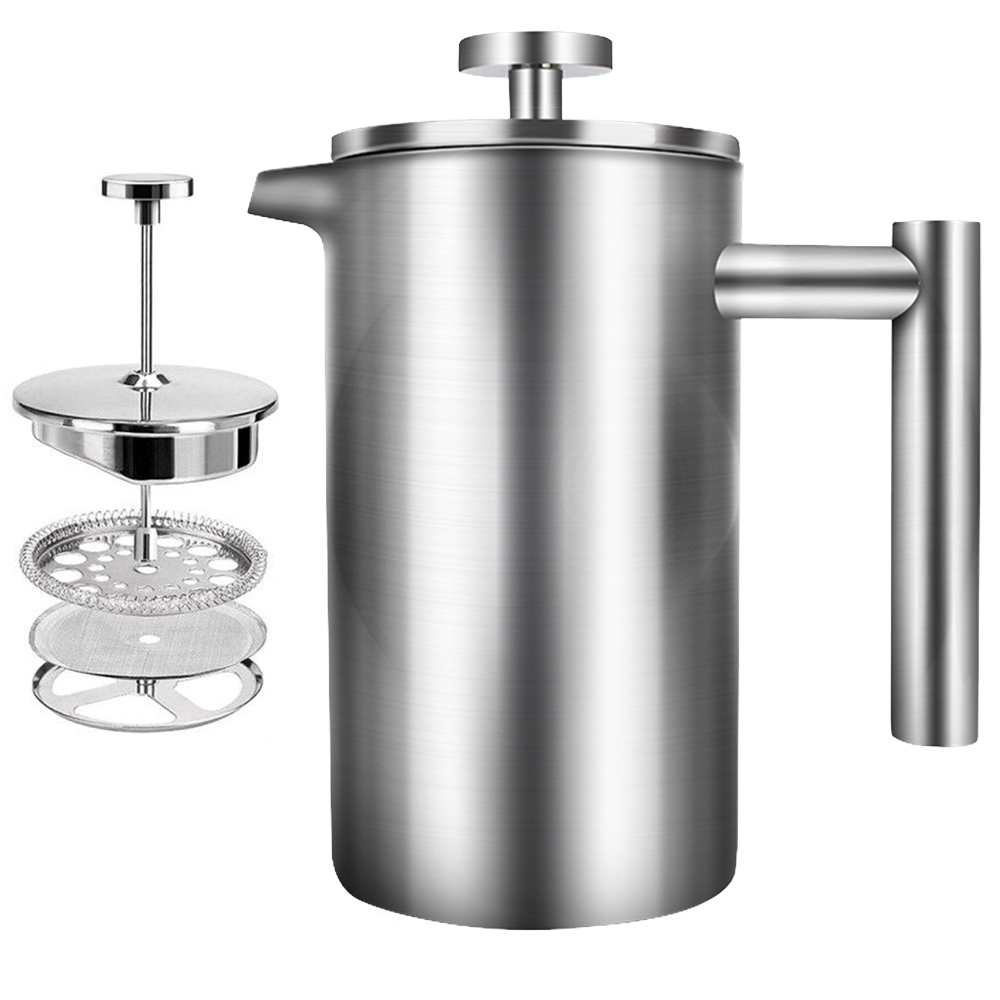 Coffee Tea Press - Large Capacity French Press Coffee Maker