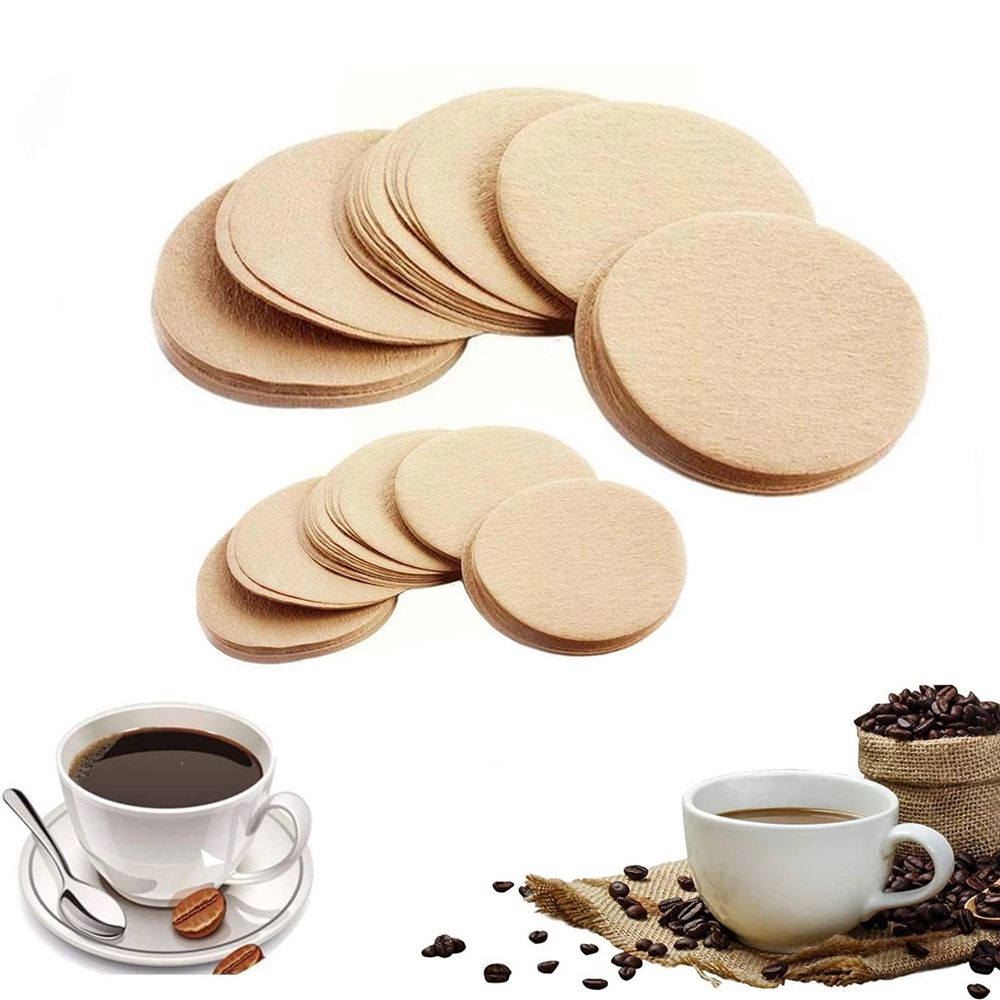 Coffee Tea Chocolate - Coffee Filter Paper 100Pc Round 56