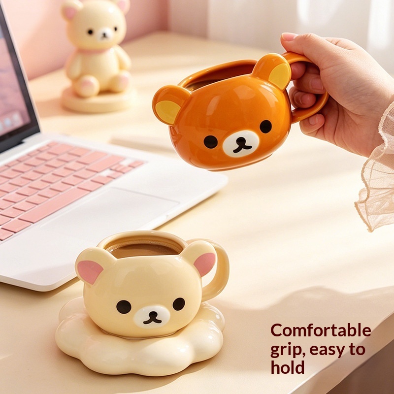 New Rilakkuma Ceramic Mug Cart - Coffee Tea Shop ulasan dan harga