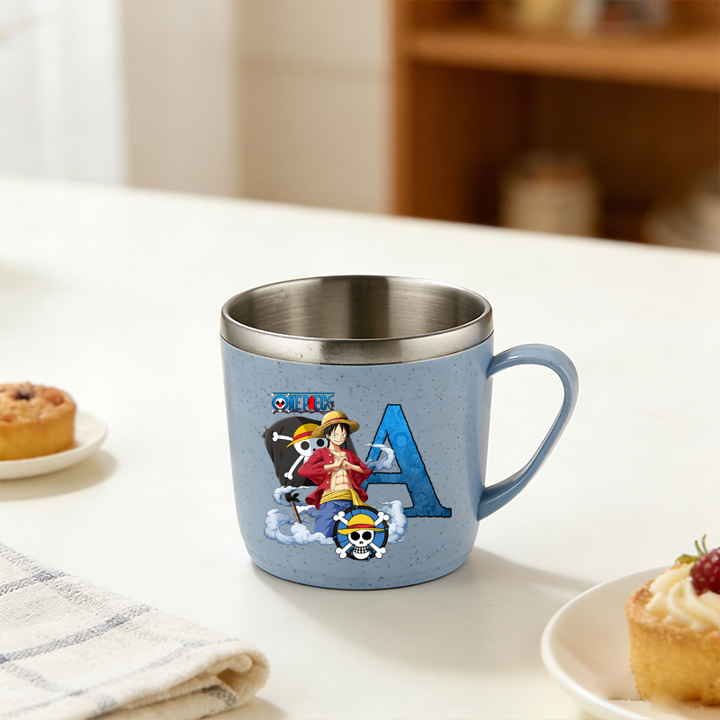 One Piece Water Cup Boy Girl A - Coffee Tea Shop ulasan dan harga