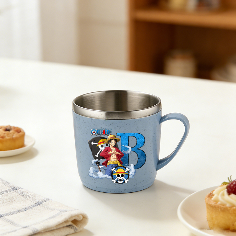 One Piece Water Cup Boy Girl A - Coffee Tea Shop ulasan dan harga
