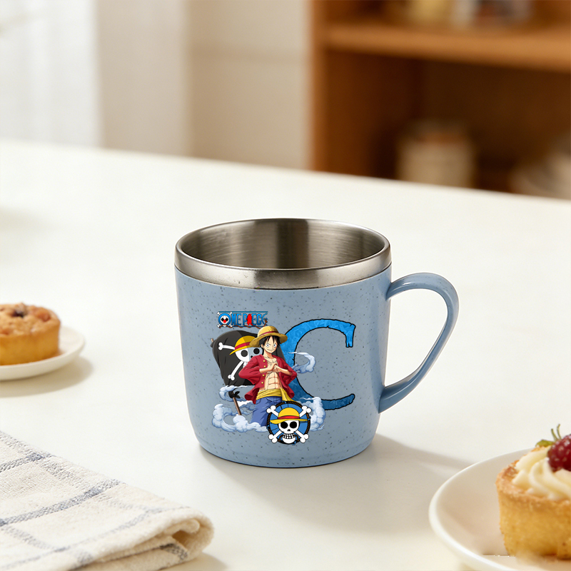 One Piece Water Cup Boy Girl A - Coffee Tea Shop ulasan dan harga