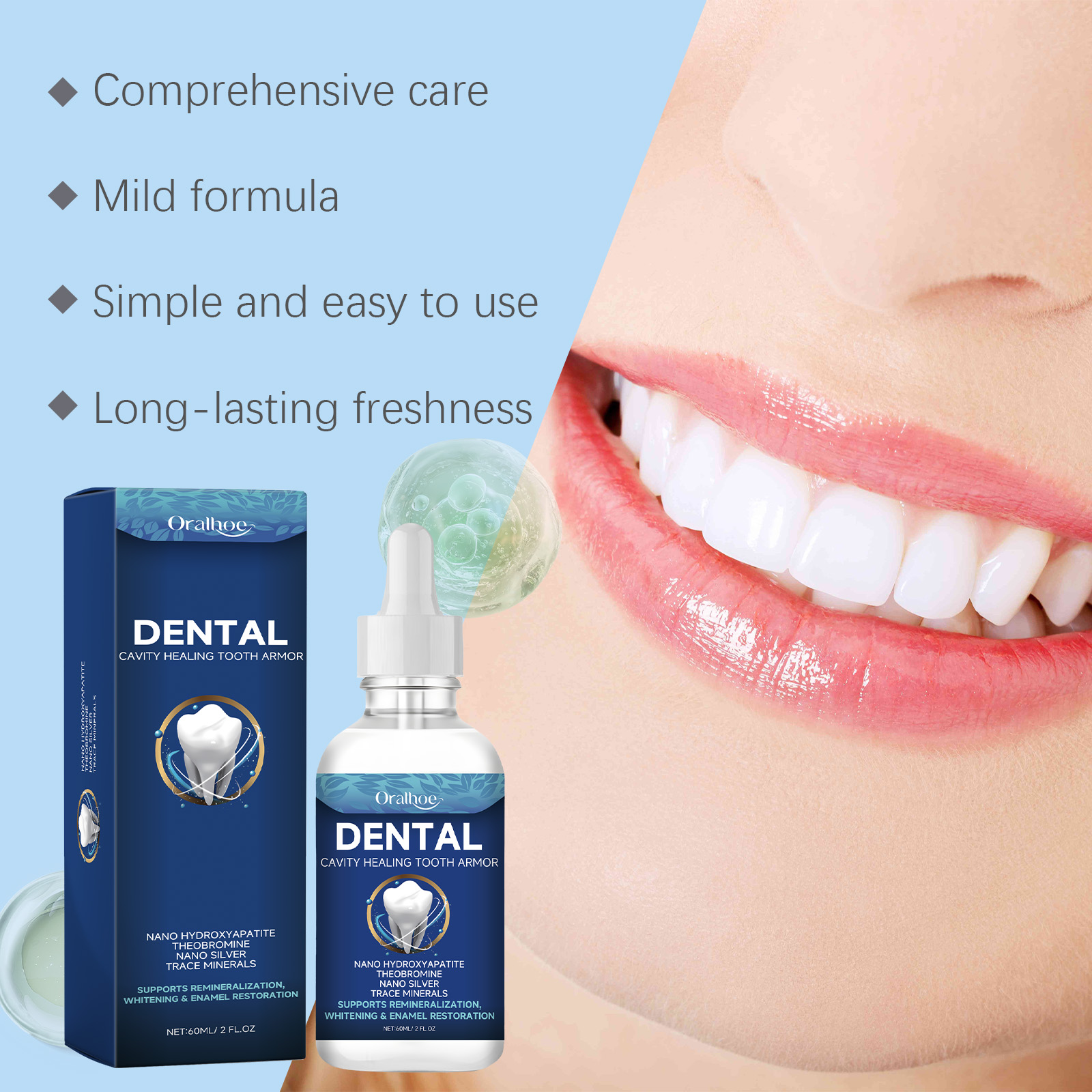Oralhoe Teeth Brighten Serum L - Coffee Tea For Plants ulasan dan harga