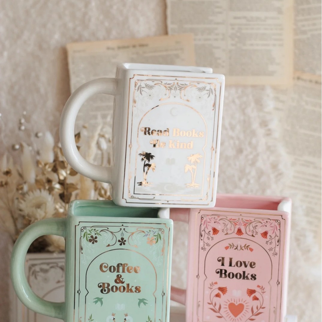 Ceramic Coffee Cup Book Shaped - Coffee Tea Chocolate ulasan dan harga