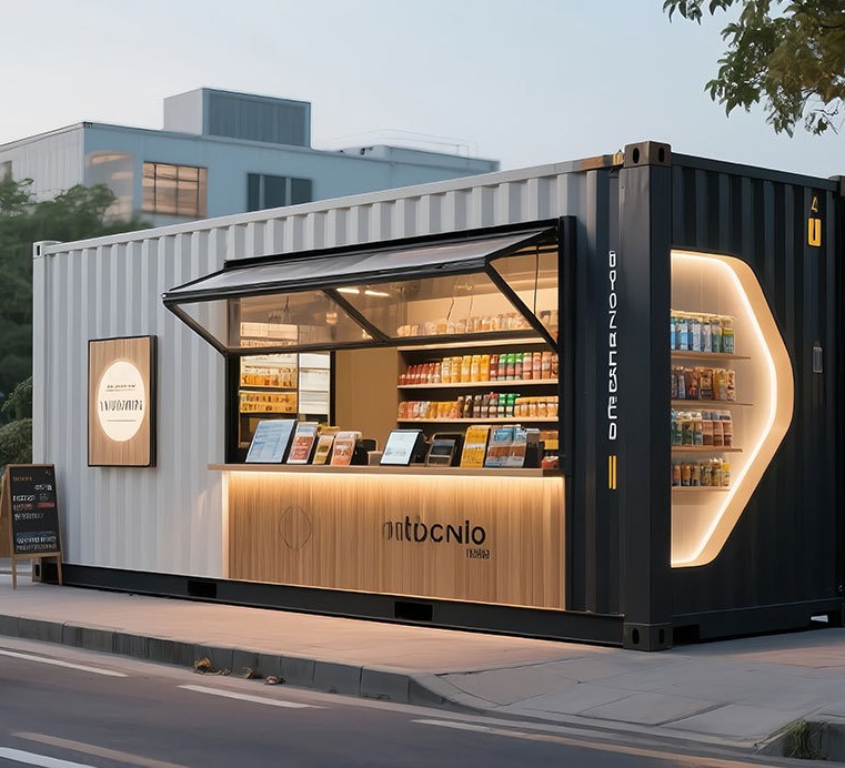 Prefab Container Coffee Shop M - Coffee Tea Shop ulasan dan harga