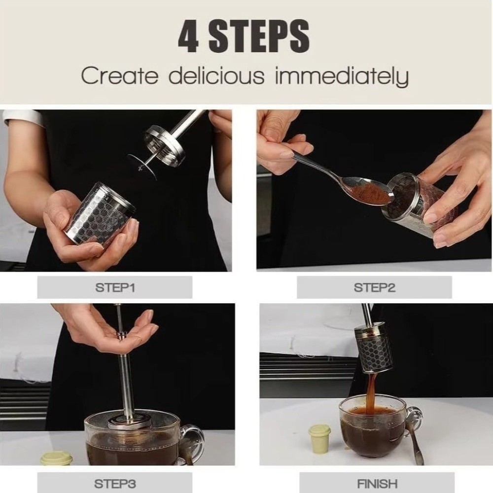 Press Tea and Coffee Infuser E - Coffee Tea Press ulasan dan harga