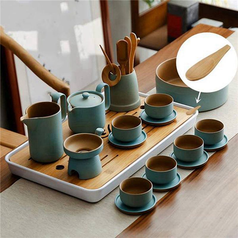 CYCLI-20 Pieces Mini Wooden Sp - Coffee Tea Etc ulasan dan harga