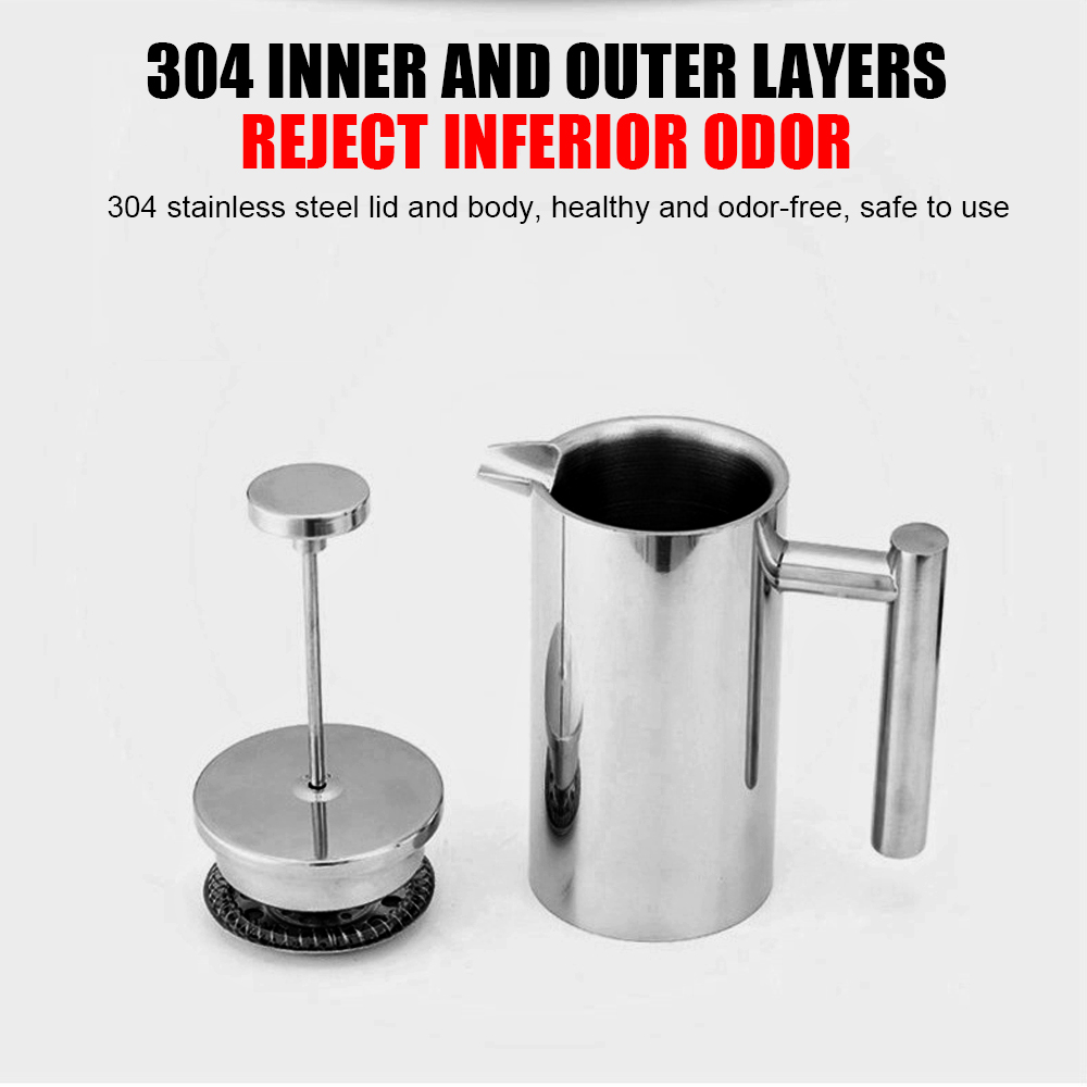 Large Capacity French Press Co - Coffee Tea Press ulasan dan harga