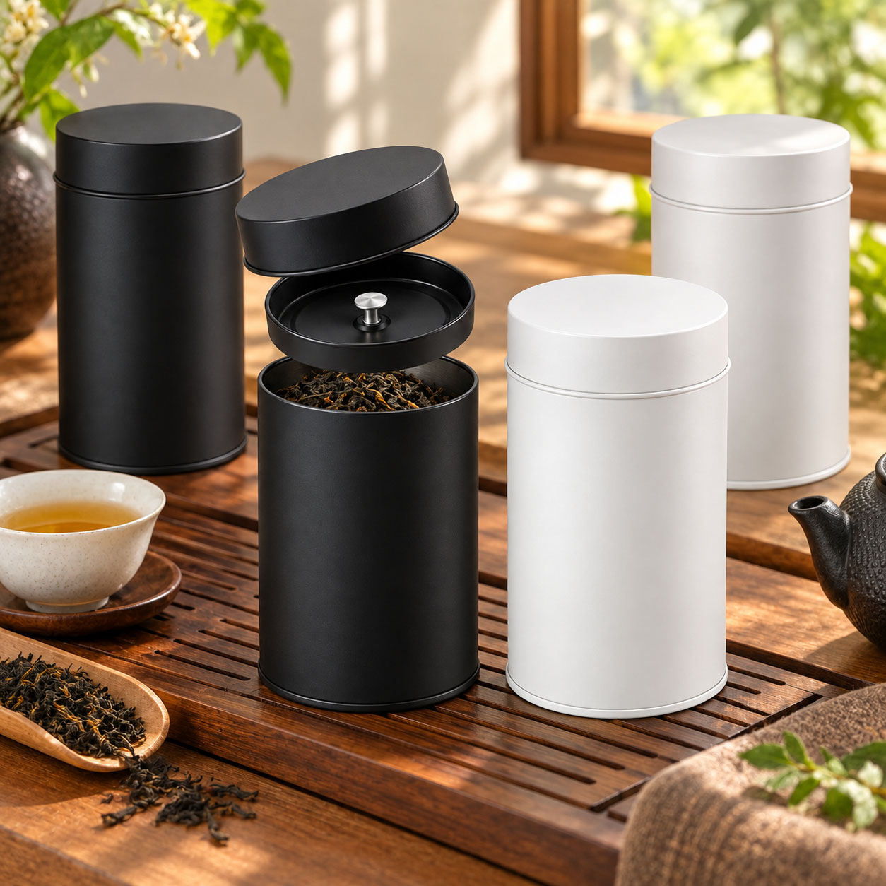 4/2 piece tea can with sealed  - Coffee Tea Etc ulasan dan harga