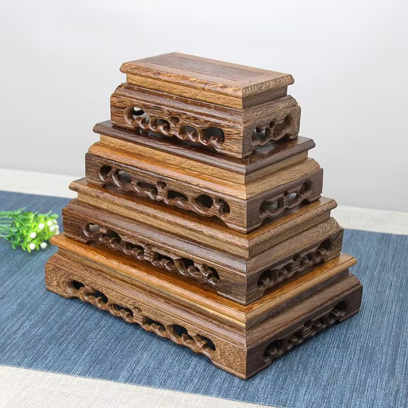 Natural Log-Turned Wooden Pede - Coffee Tea For Plants ulasan dan harga