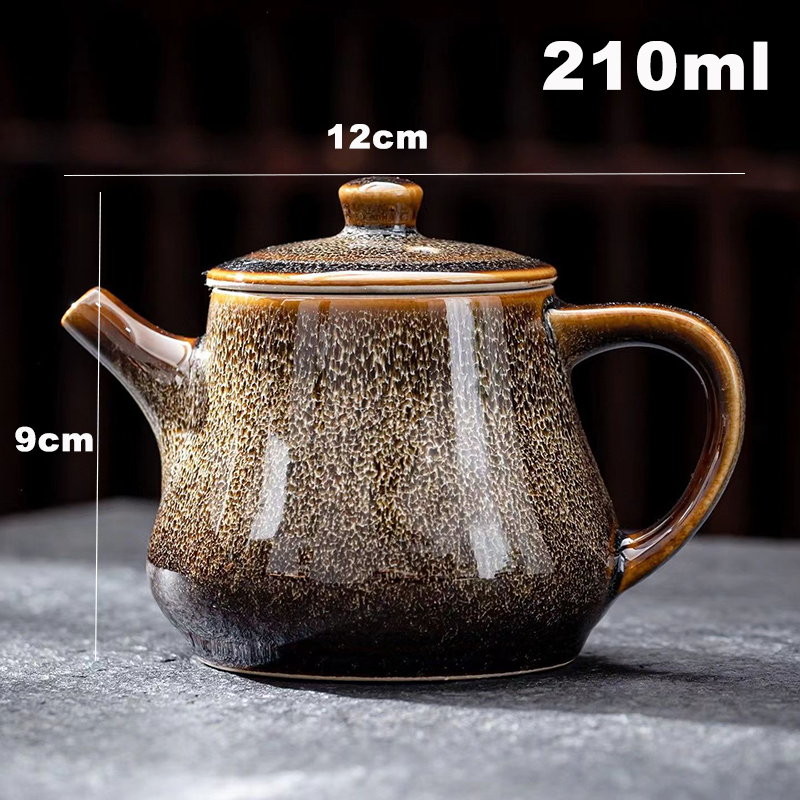 Exquisite Starry Glaze Ceramic - Cast Iron Teapot ulasan dan harga