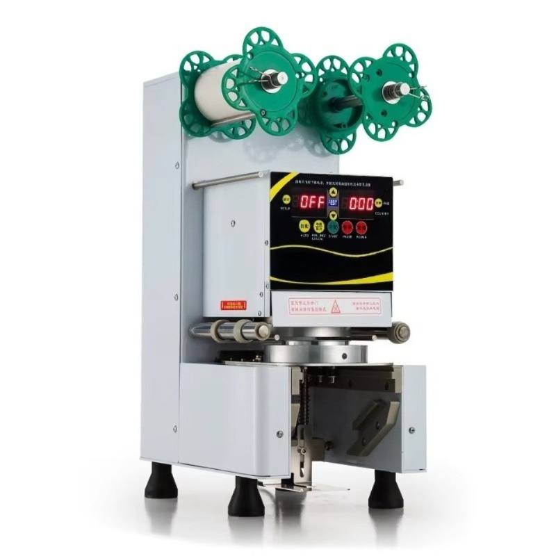 Automatic Plastic Cup Sealing  - Coffee Tea Shop ulasan dan harga