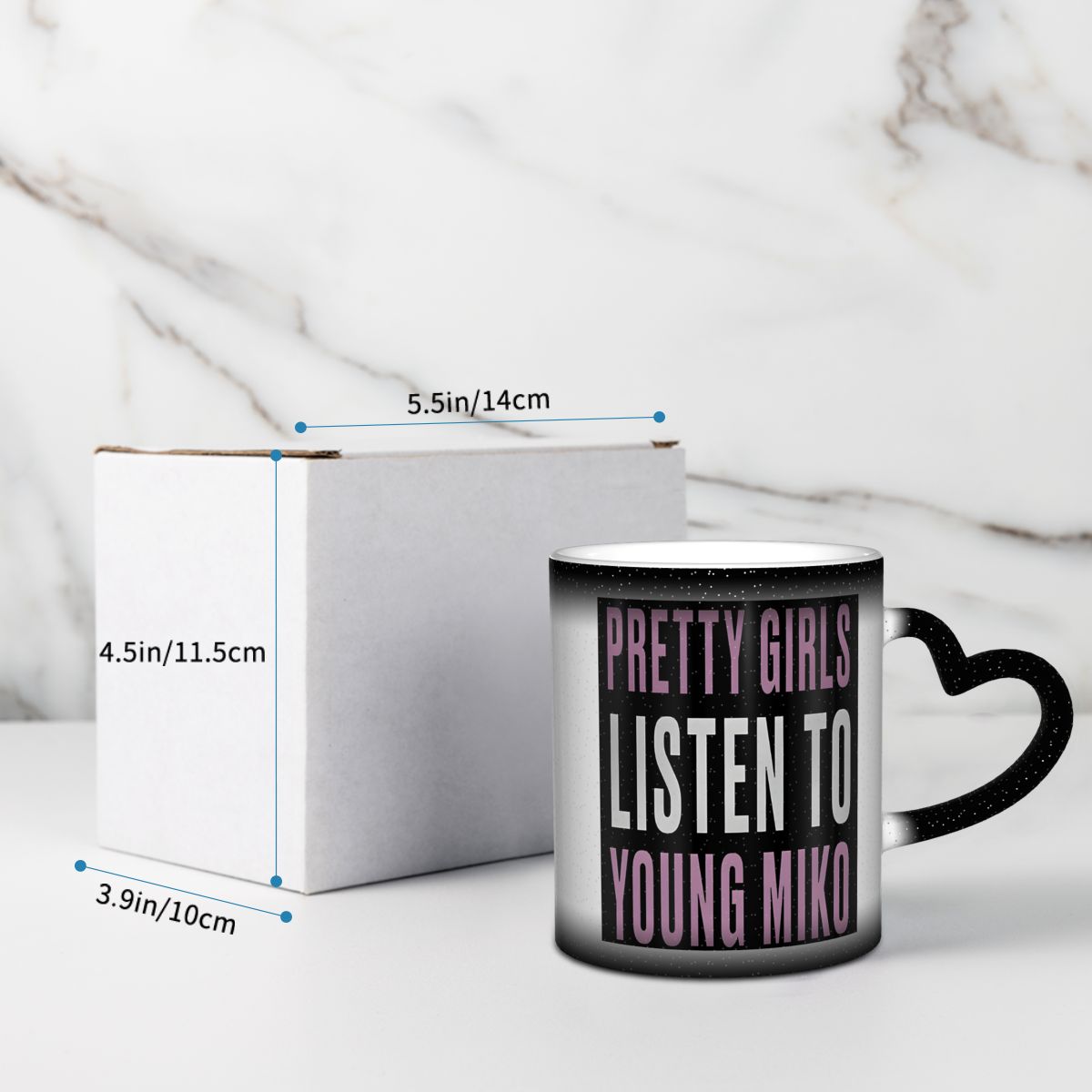 Young Miko Merch Mug Funny Cer - Young Tea Coffee ulasan dan harga