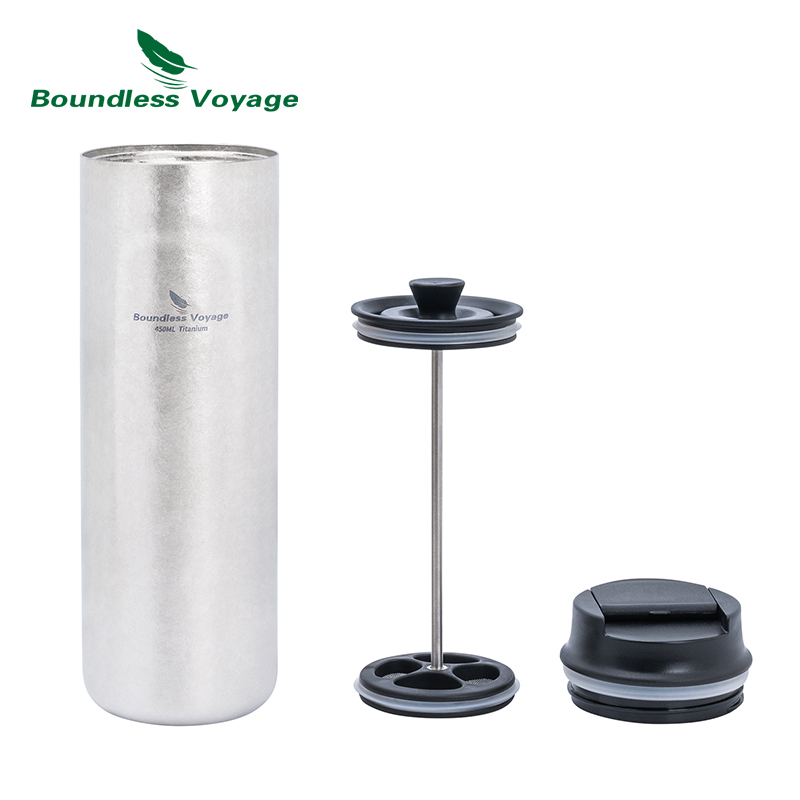 Boundless Voyage 450ml Titaniu - Coffee Tea Press ulasan dan harga