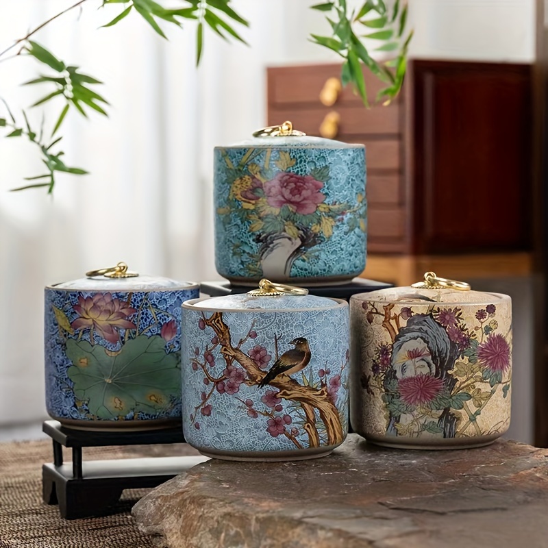Enamel Color Ceramic Tea Cans  - Coffee Tea Etc ulasan dan harga