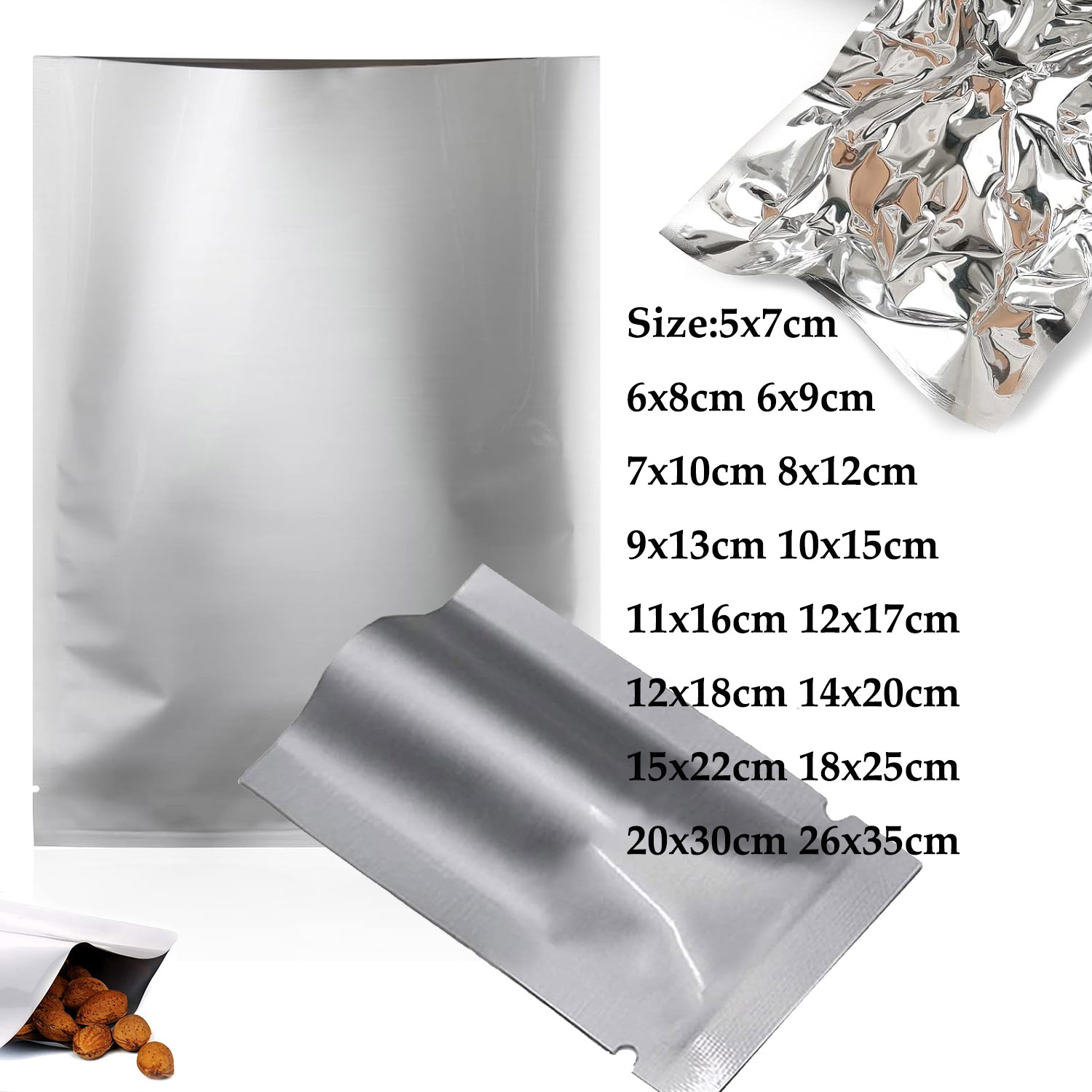 10~200 PCS Aluminized Packagin - Coffee Tea Etc ulasan dan harga