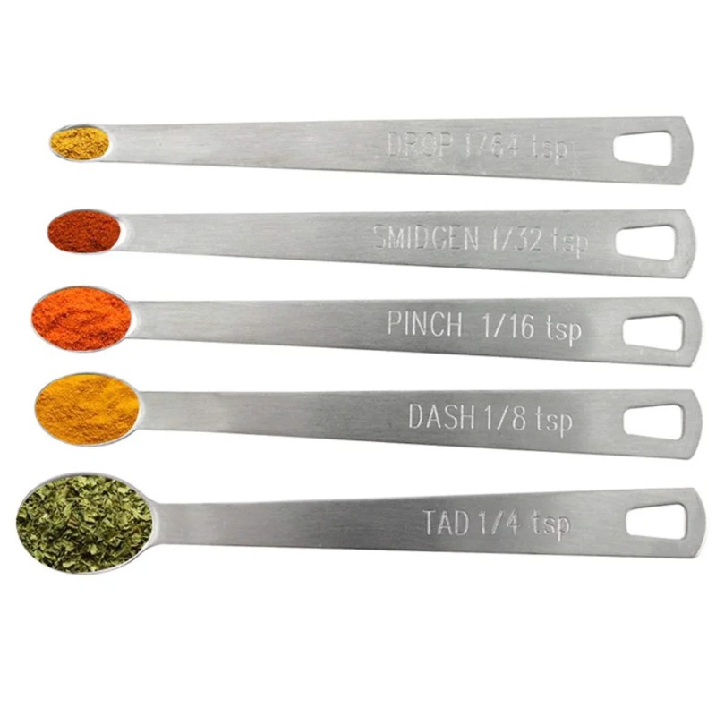 5pcs/Set Small Measuring Spoon - Coffee Tea Game ulasan dan harga