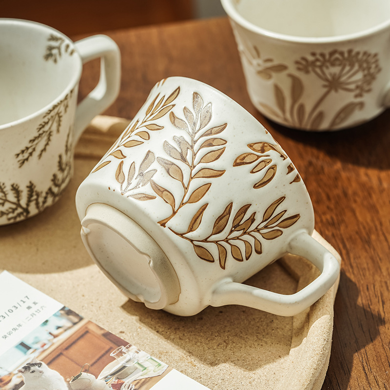Creative Ceramic Mug Hand-pain - Coffee Tea For Plants ulasan dan harga