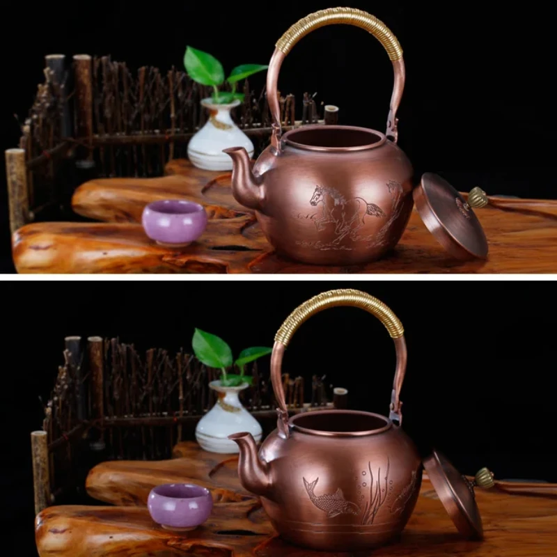 Handcrafted Bronze Herbal Kett - Cast Iron Teapot ulasan dan harga