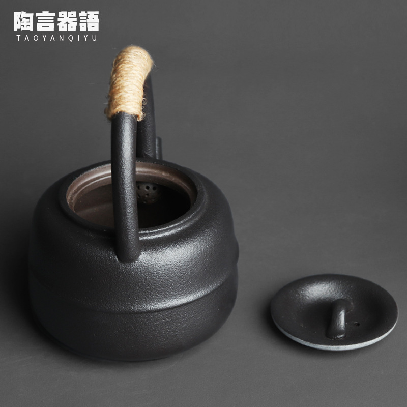 460ml Japanese-style Kiln Chan - Cast Iron Teapot ulasan dan harga