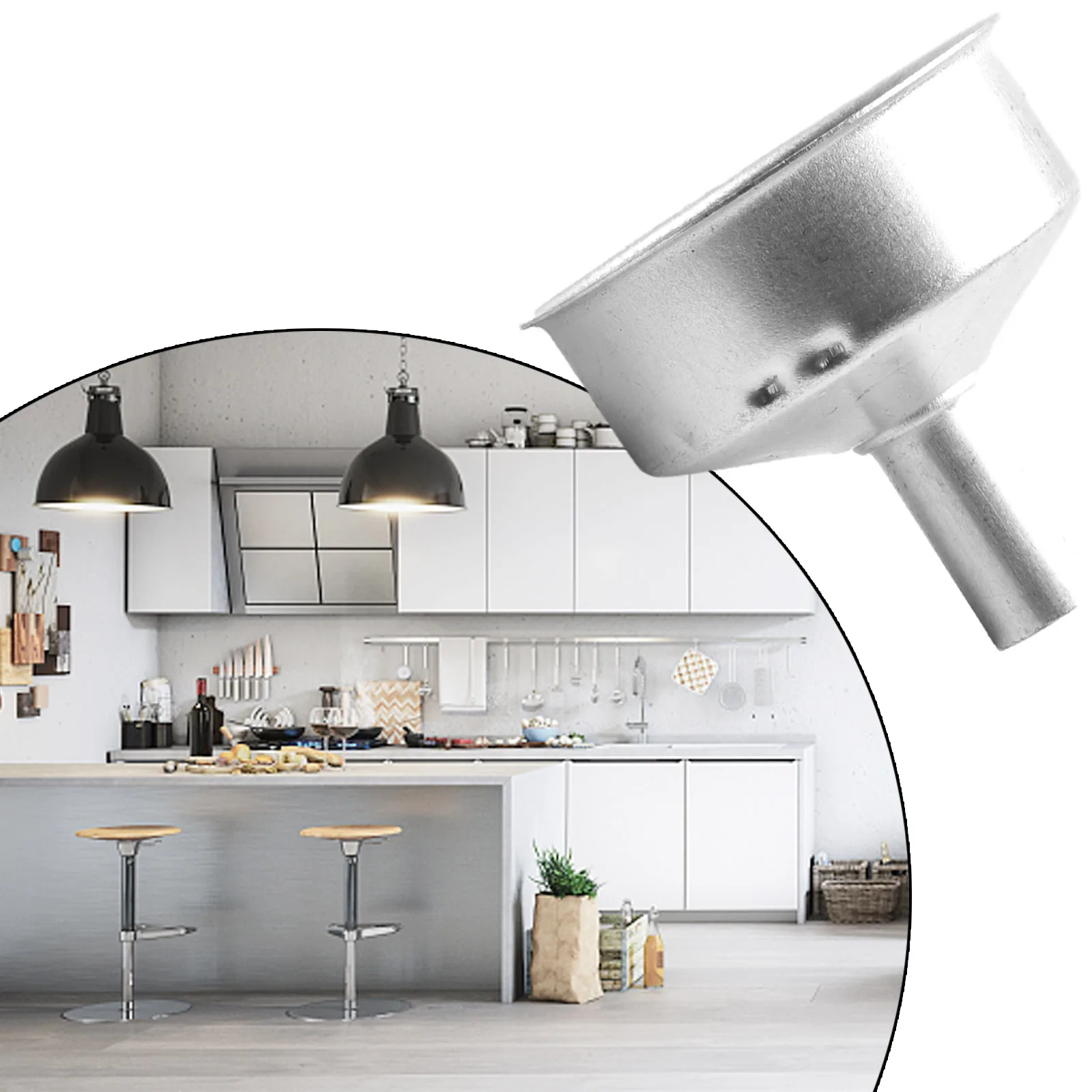 1pcs Aluminium Moka Funnel Fil - Coffee Tea Chocolate ulasan dan harga