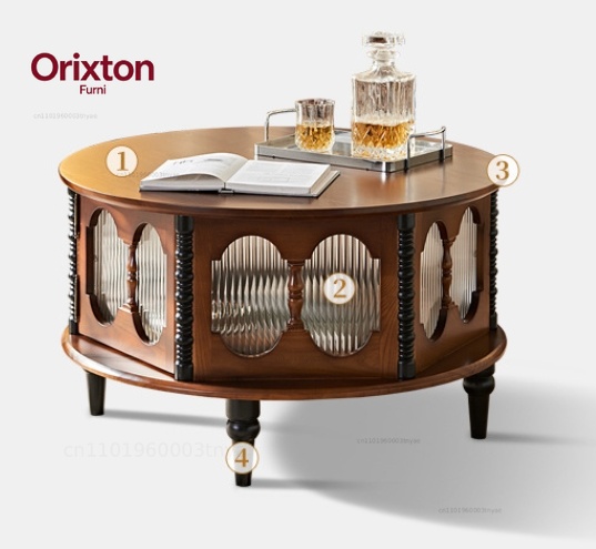 Solid wood coffee table with s - Coffee Tea Etc ulasan dan harga