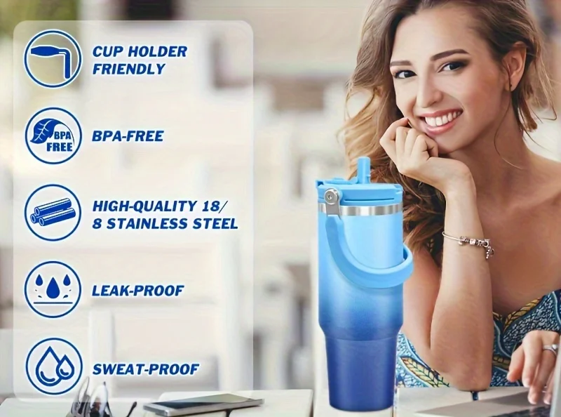 890ML  Travel Thermos Water Bo - Cold Brew Jar ulasan dan harga