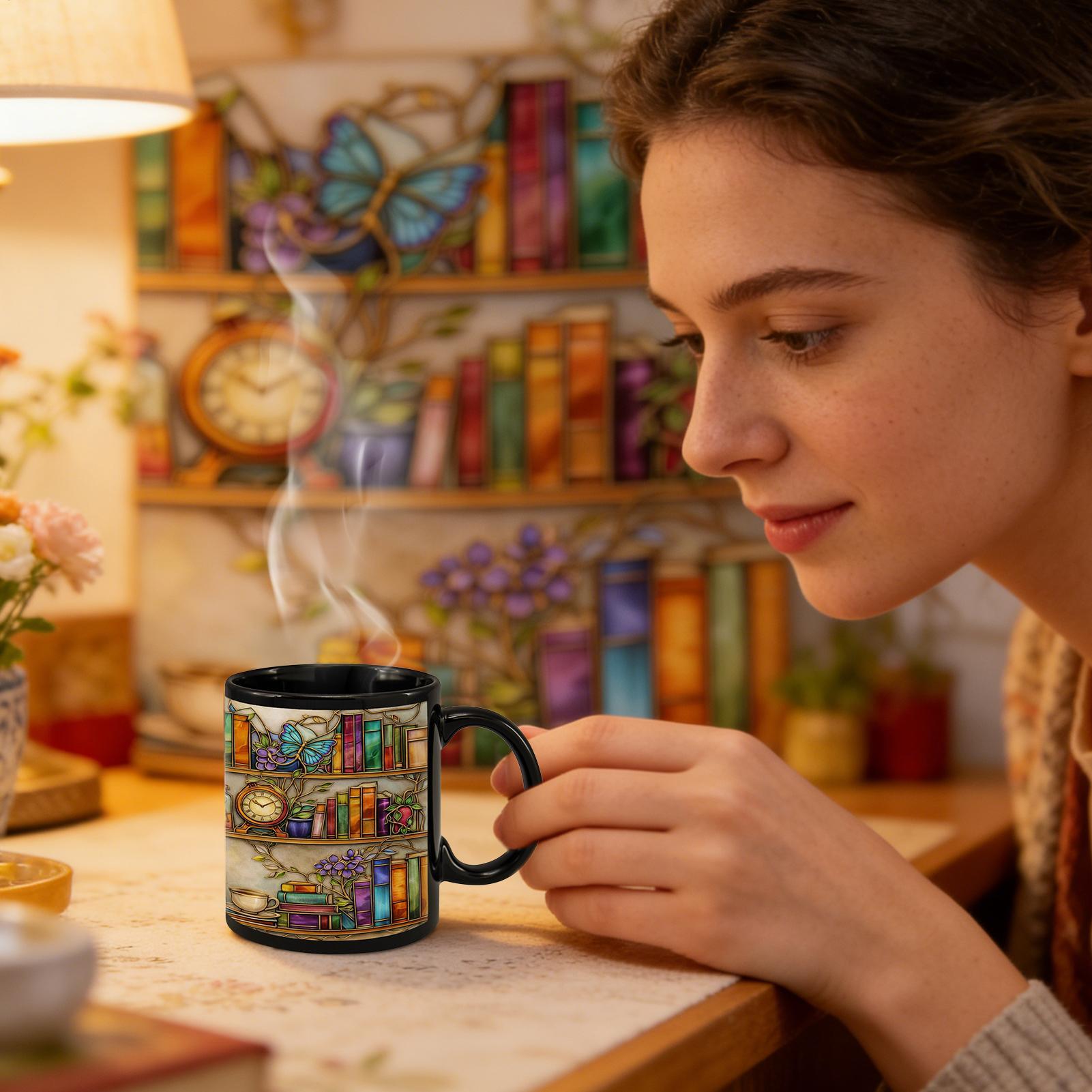 Ceramic Coffee Cup 350ml Hot C - Coffee Tea Chocolate ulasan dan harga