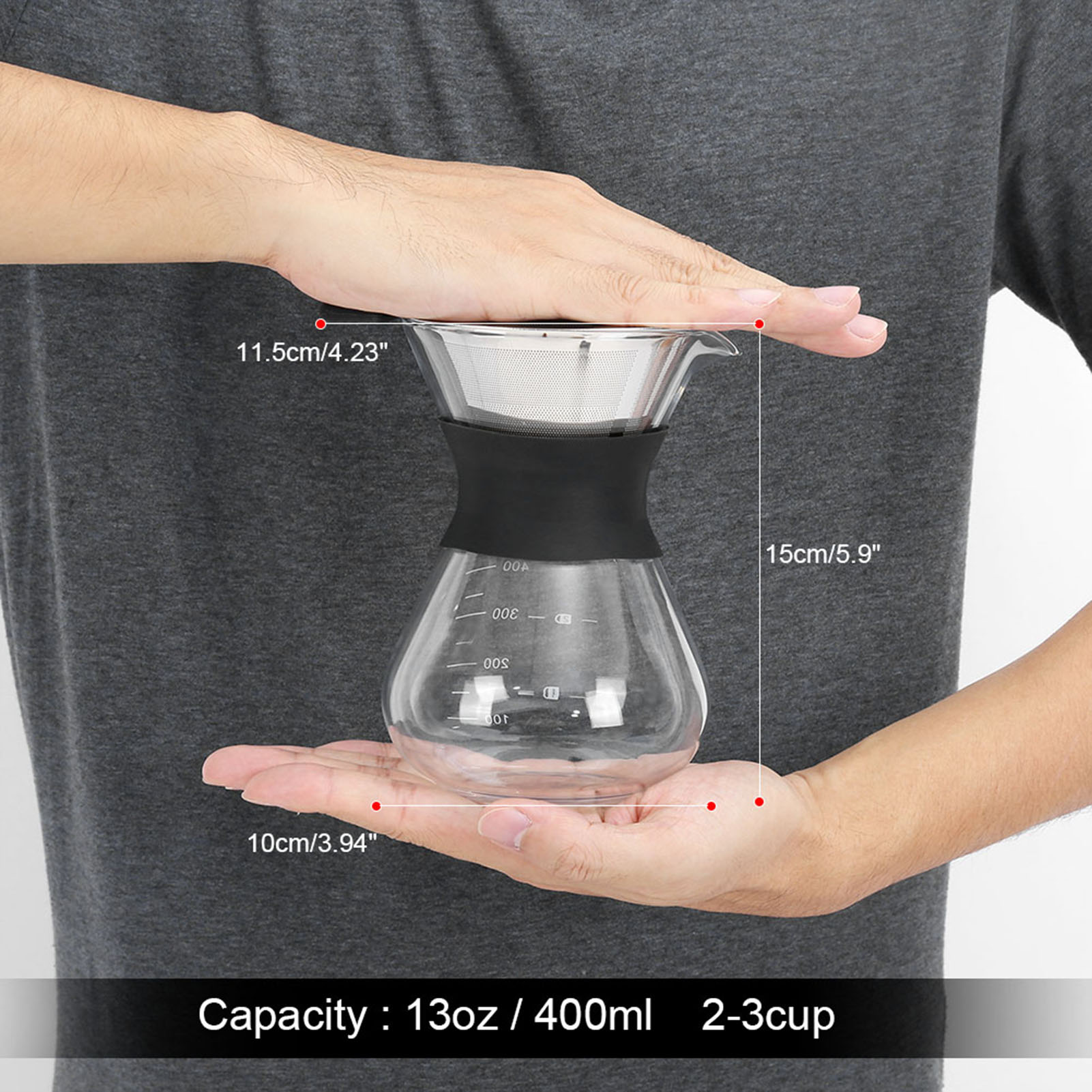 400ml Manual Pour Over Coffee  - Cold Brew Jar ulasan dan harga